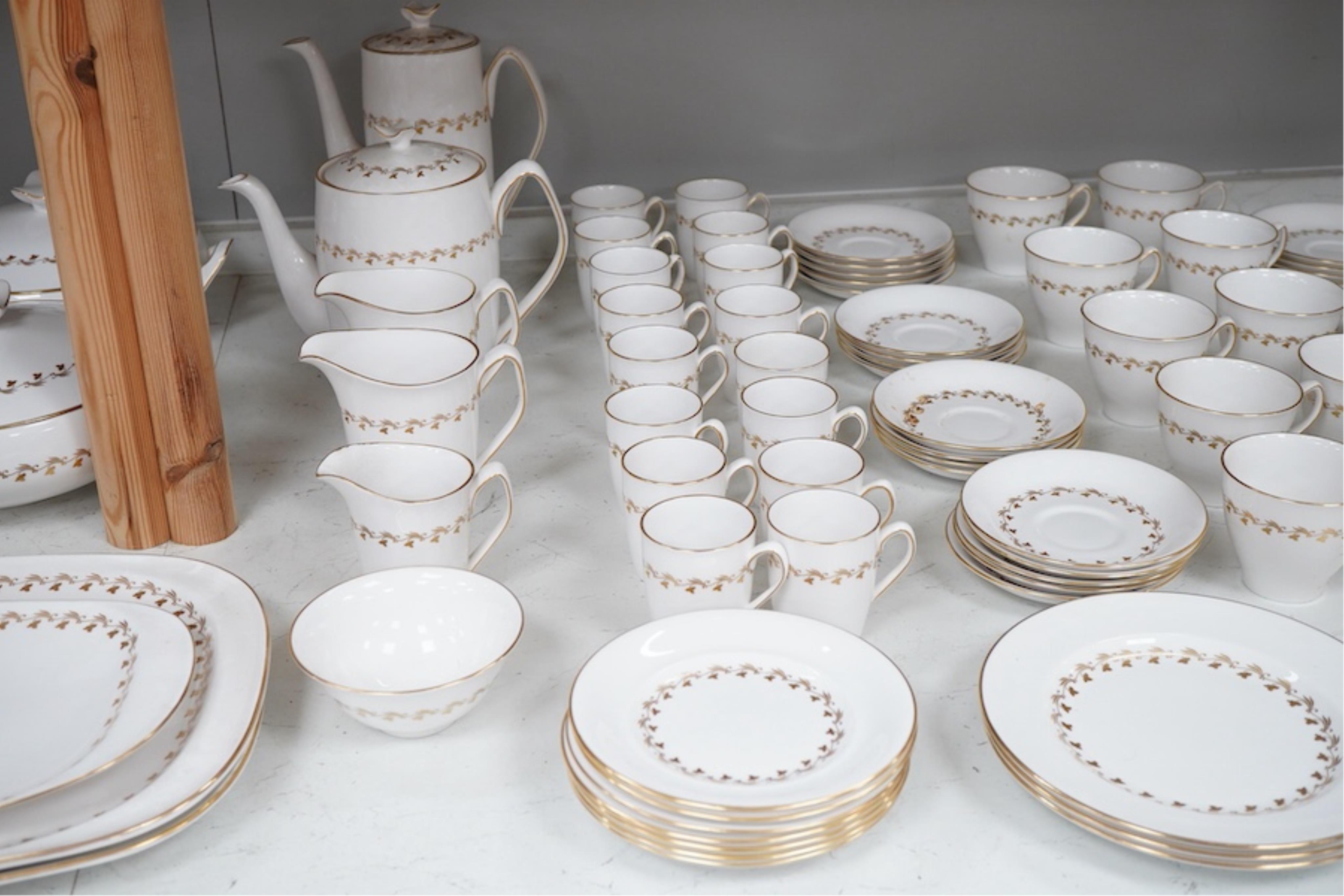 An extensive Spode Delphi dinner, tea and coffee service